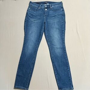 NYDJ Ami Skinny Jeans 8 Blue Denim Lift Tuck Cool Embrace Slim Fit Mid Rise